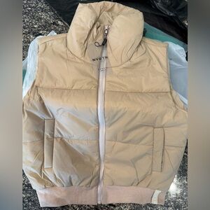 NVGTN Tan Puffer Vest